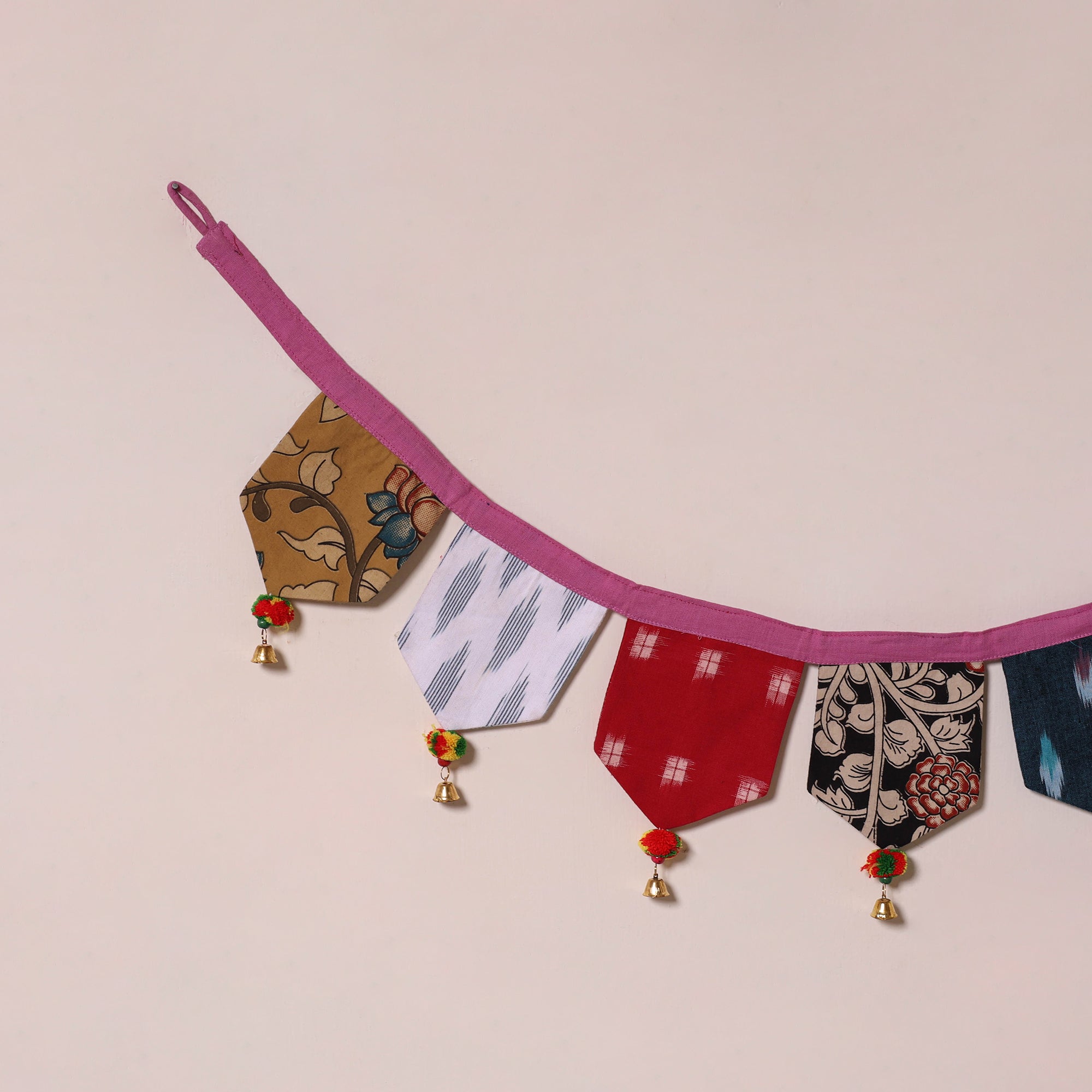 Multicolor - decorative handmade fabric toran 11