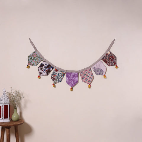 Multicolor - decorative handmade fabric toran 12