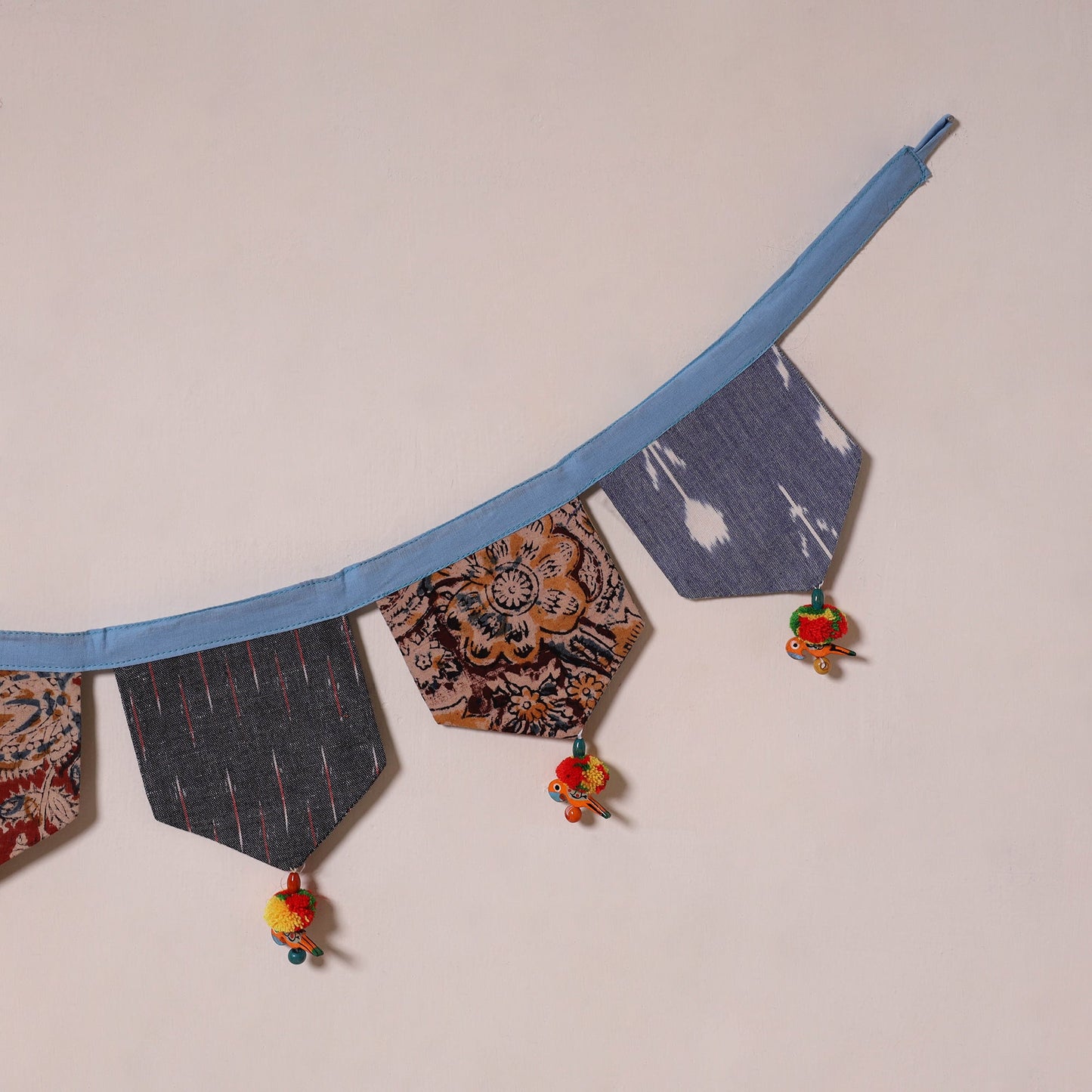 Multicolor - decorative handmade fabric toran 12