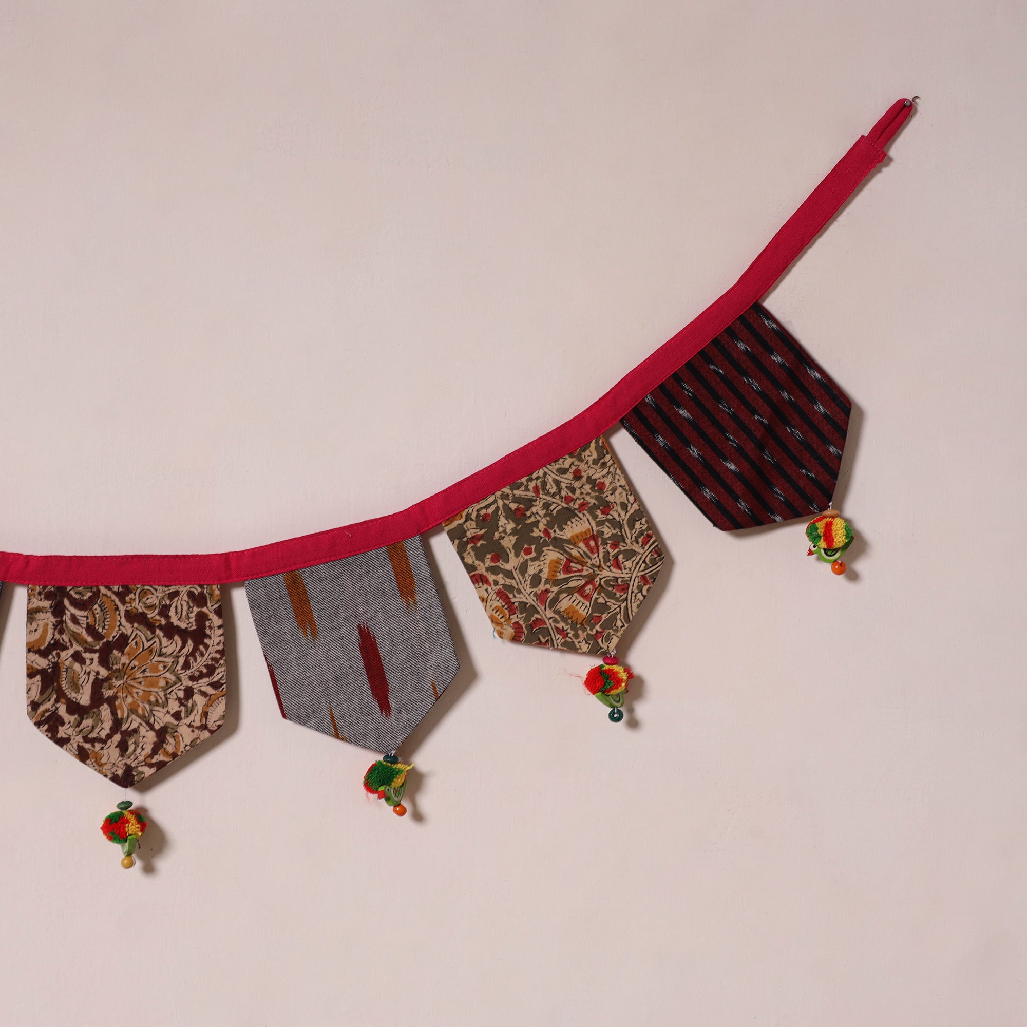 Multicolor - decorative handmade fabric toran 13