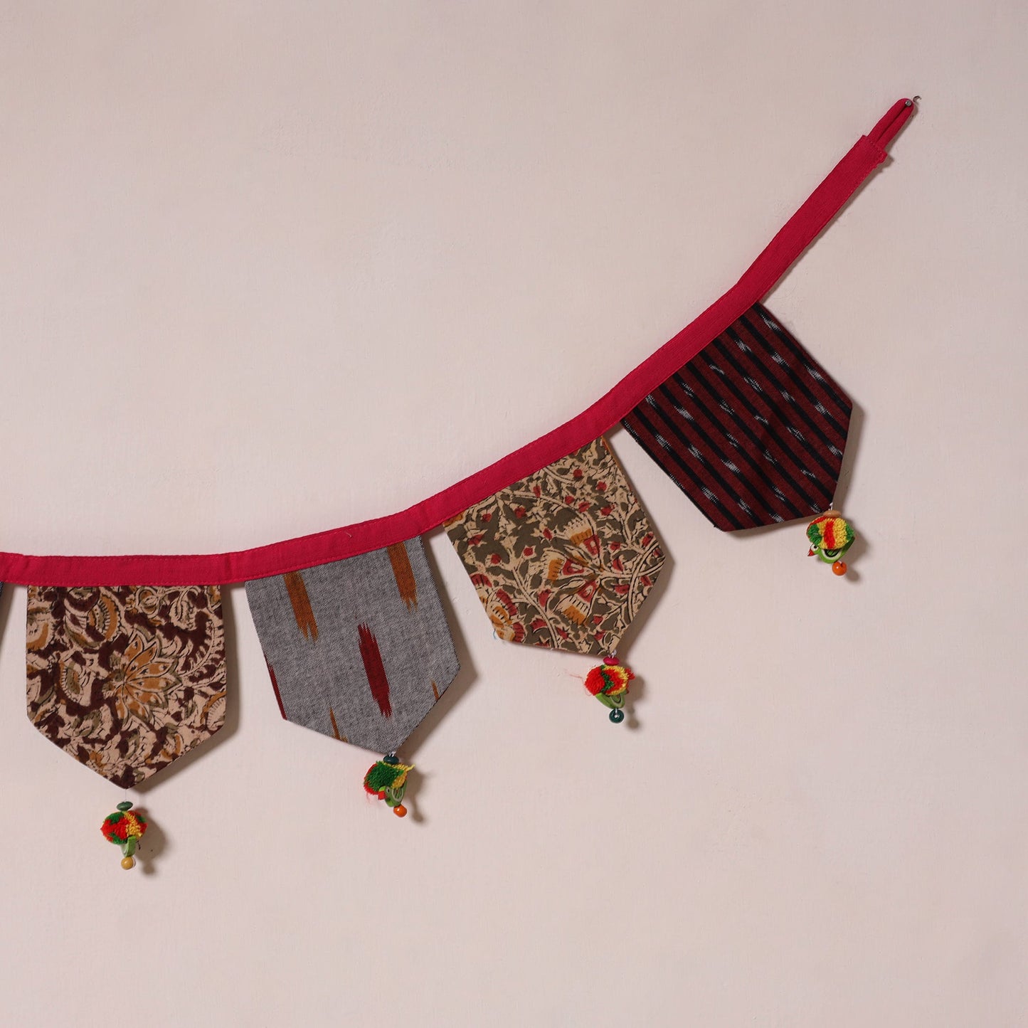 Multicolor - decorative handmade fabric toran 13