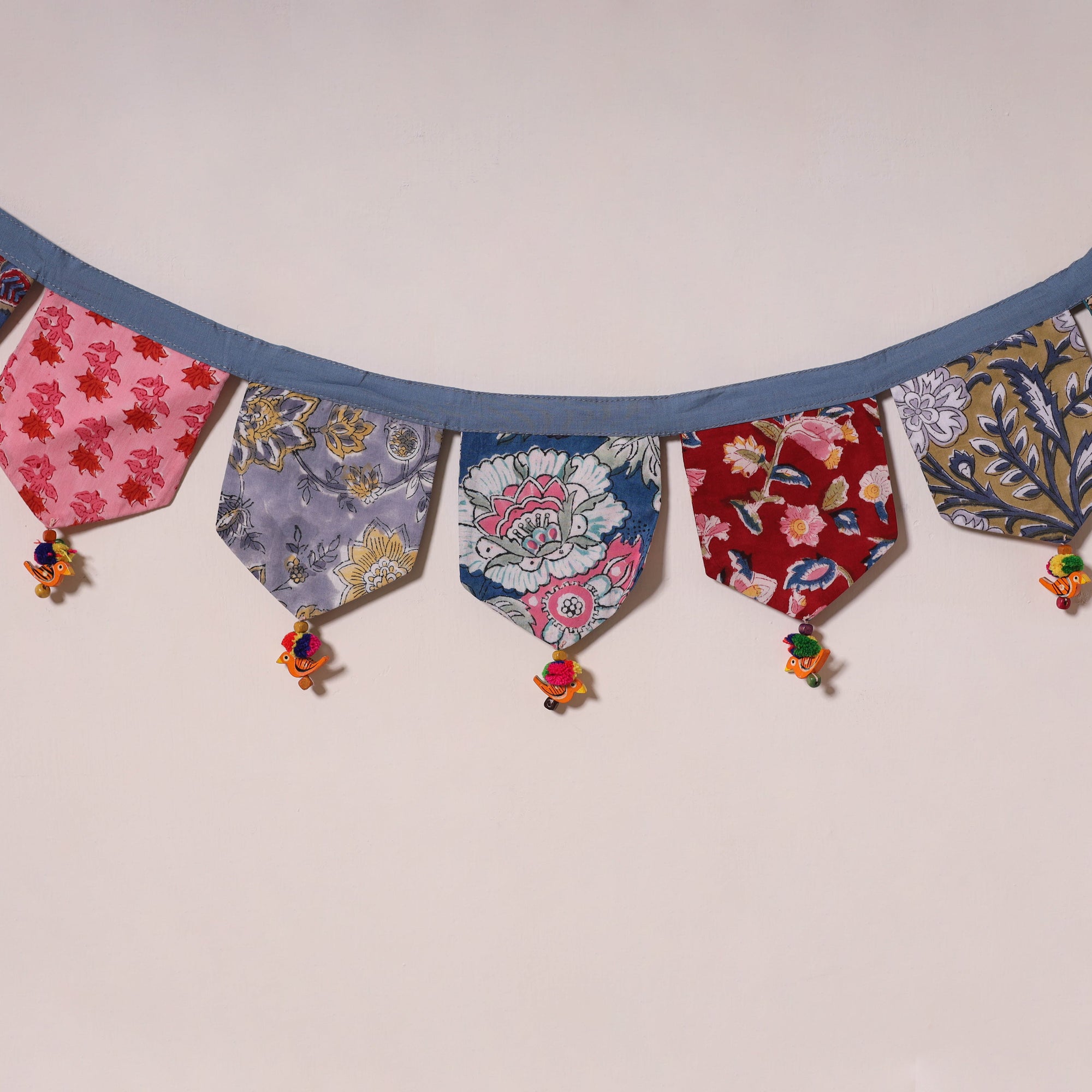 Multicolor - decorative handmade fabric toran 13