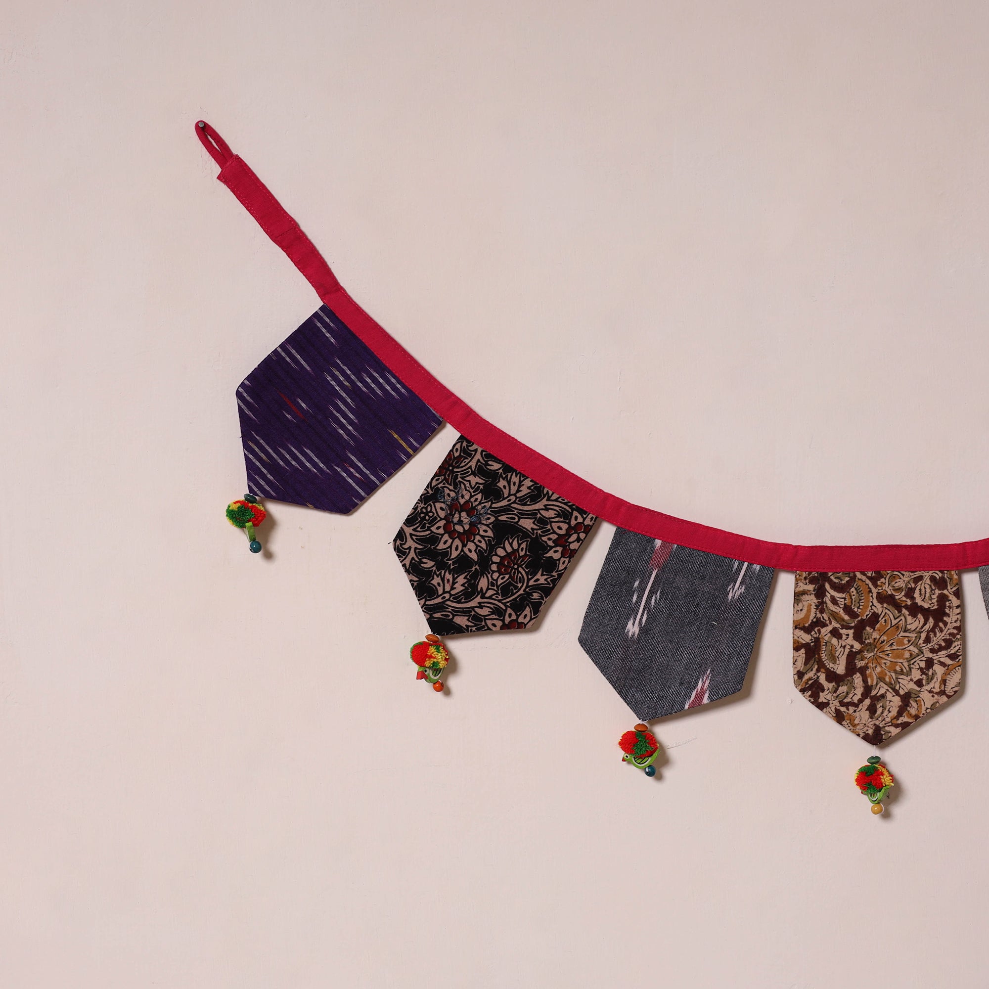 Multicolor - decorative handmade fabric toran 13