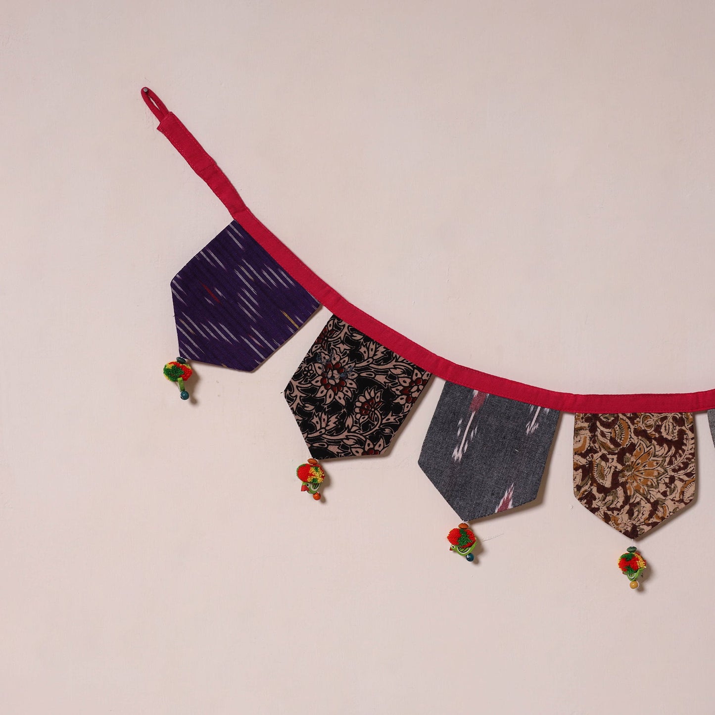 Multicolor - decorative handmade fabric toran 13