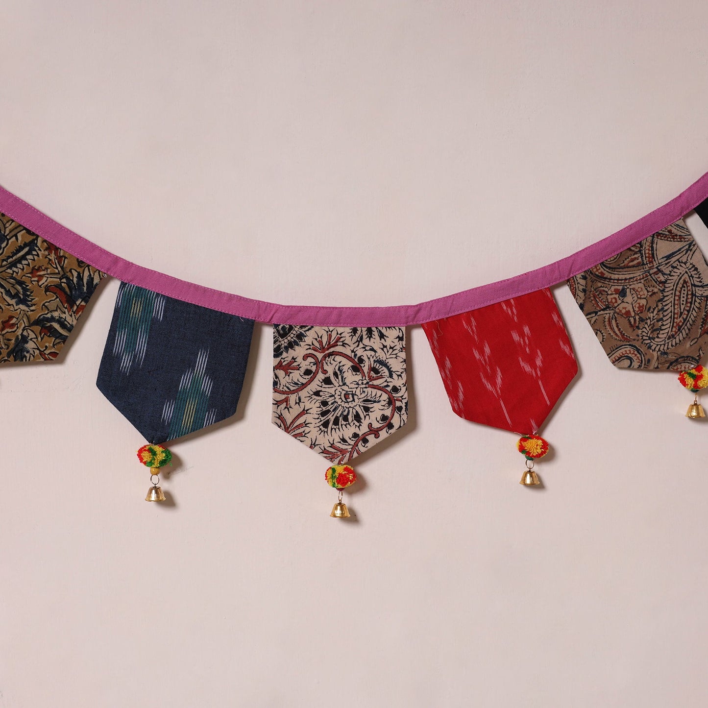 Multicolor - decorative handmade fabric toran 14