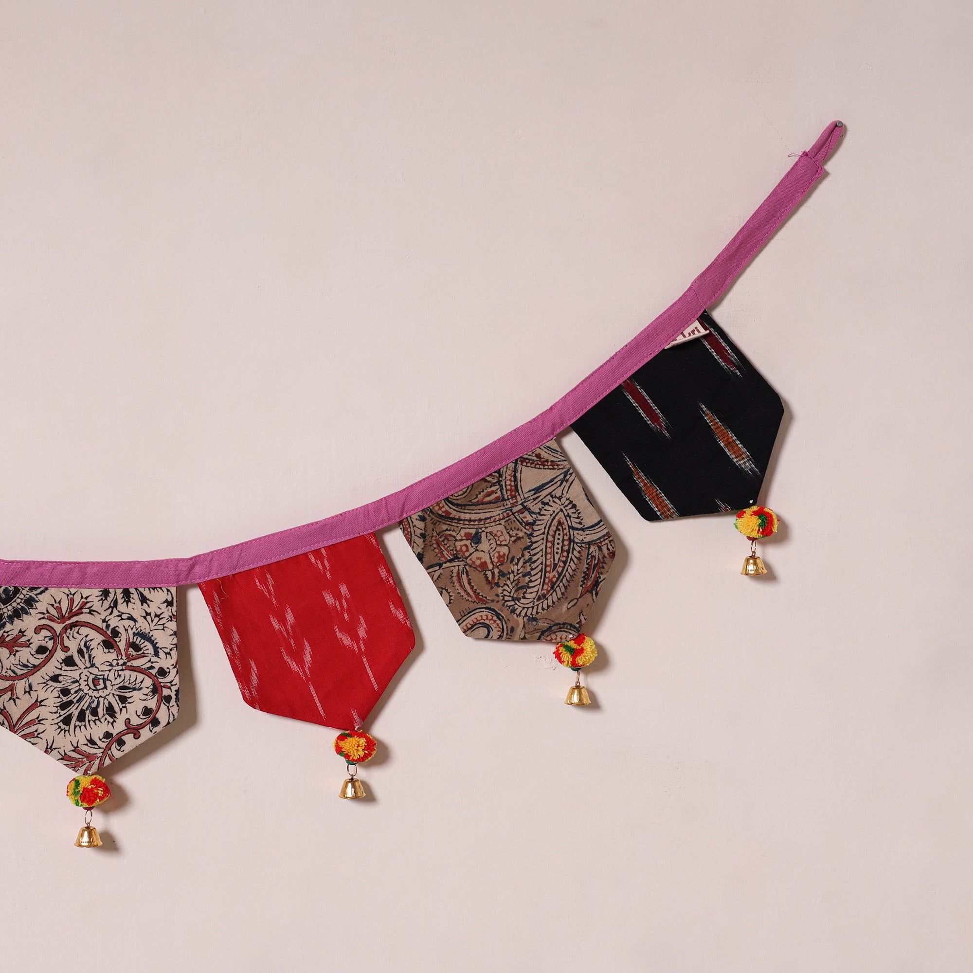 Multicolor - decorative handmade fabric toran 14