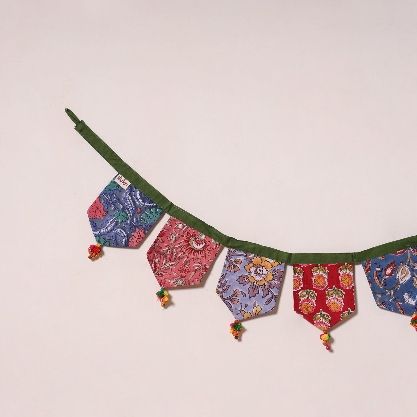 Multicolor - decorative handmade fabric toran 14