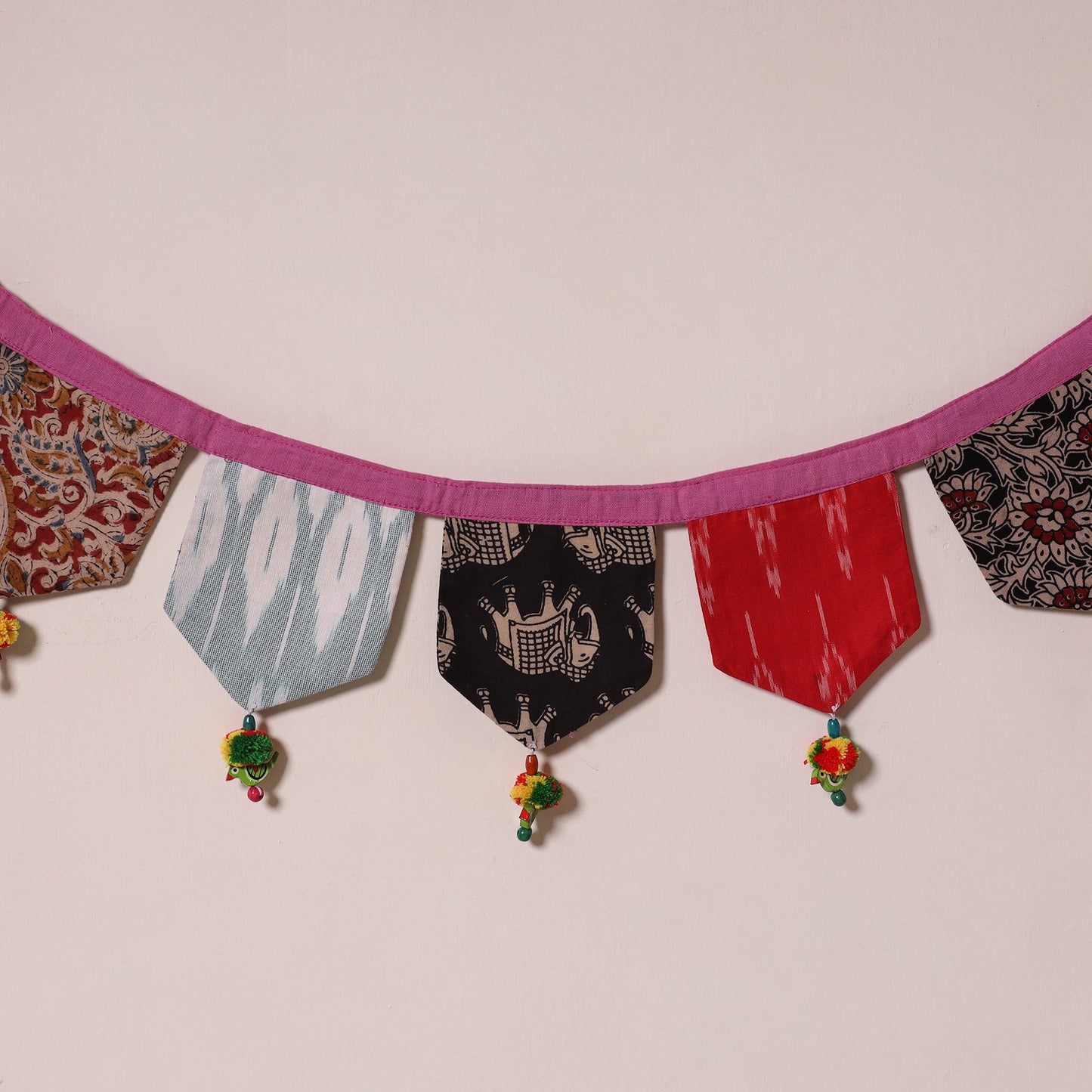 Multicolor - decorative handmade fabric toran 15