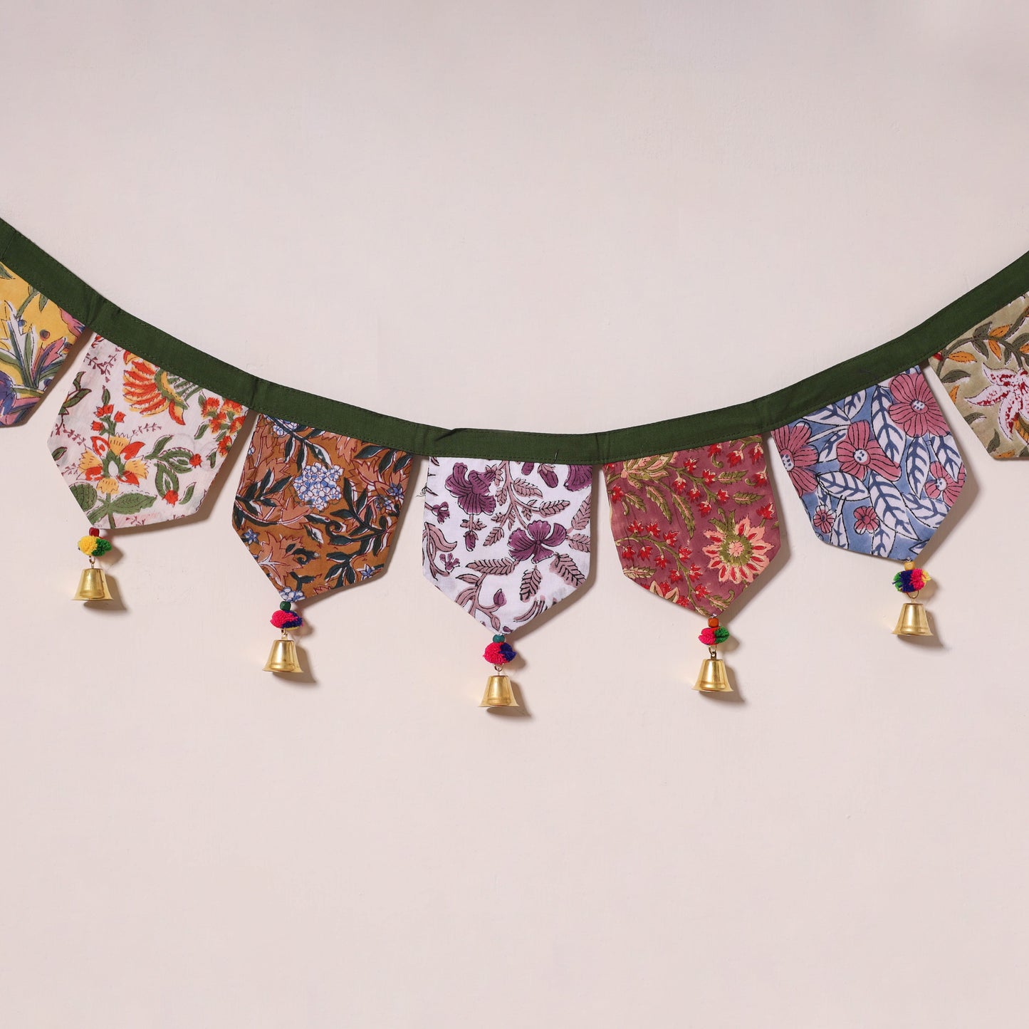 Multicolor - decorative handmade fabric toran 15