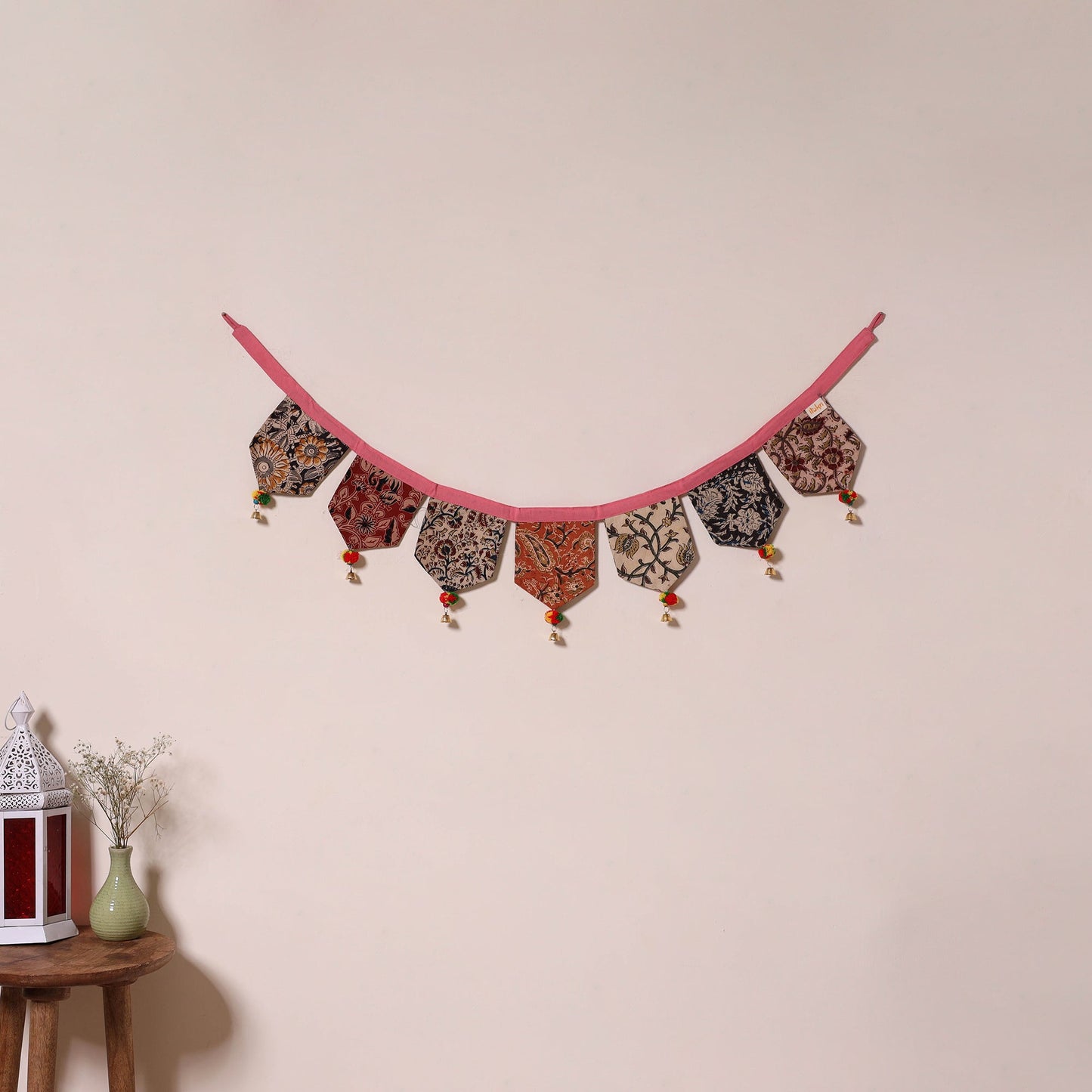 Multicolor - decorative handmade fabric toran 17