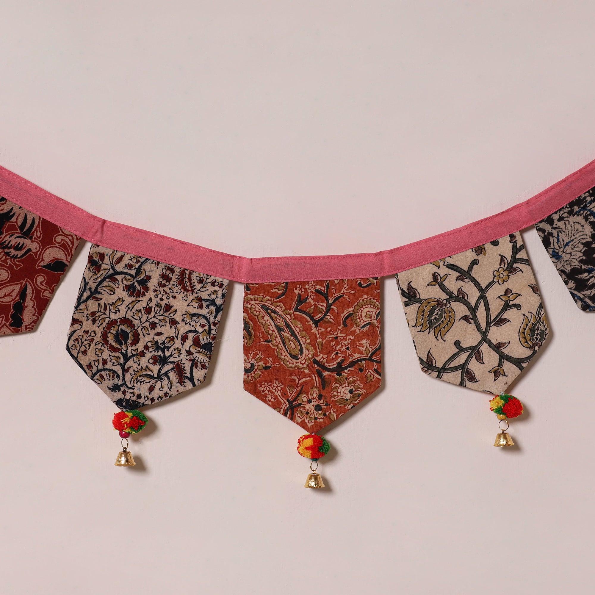 Multicolor - decorative handmade fabric toran 17