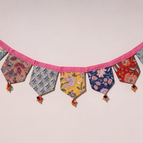 Multicolor - decorative handmade fabric toran 17