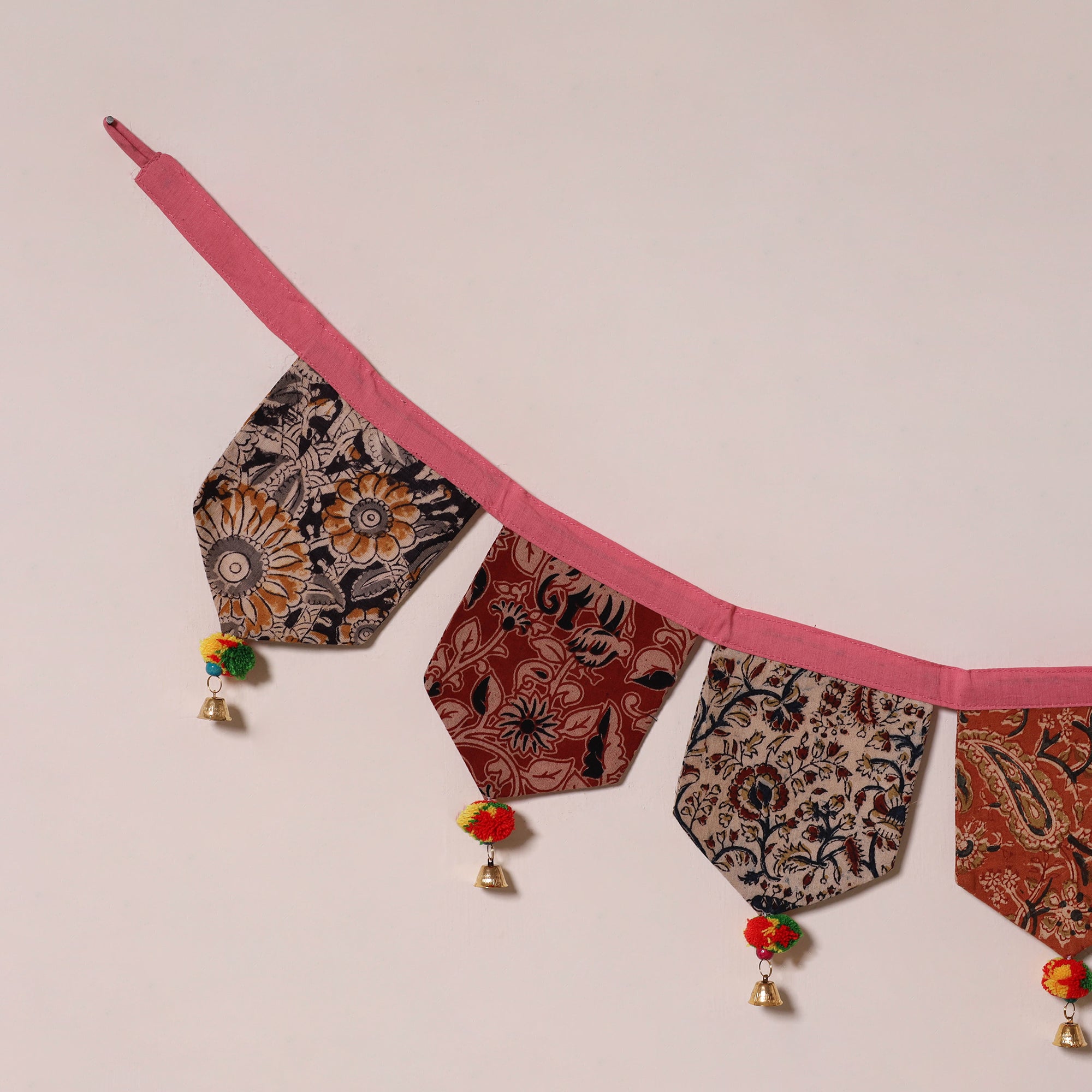 Multicolor - decorative handmade fabric toran 17