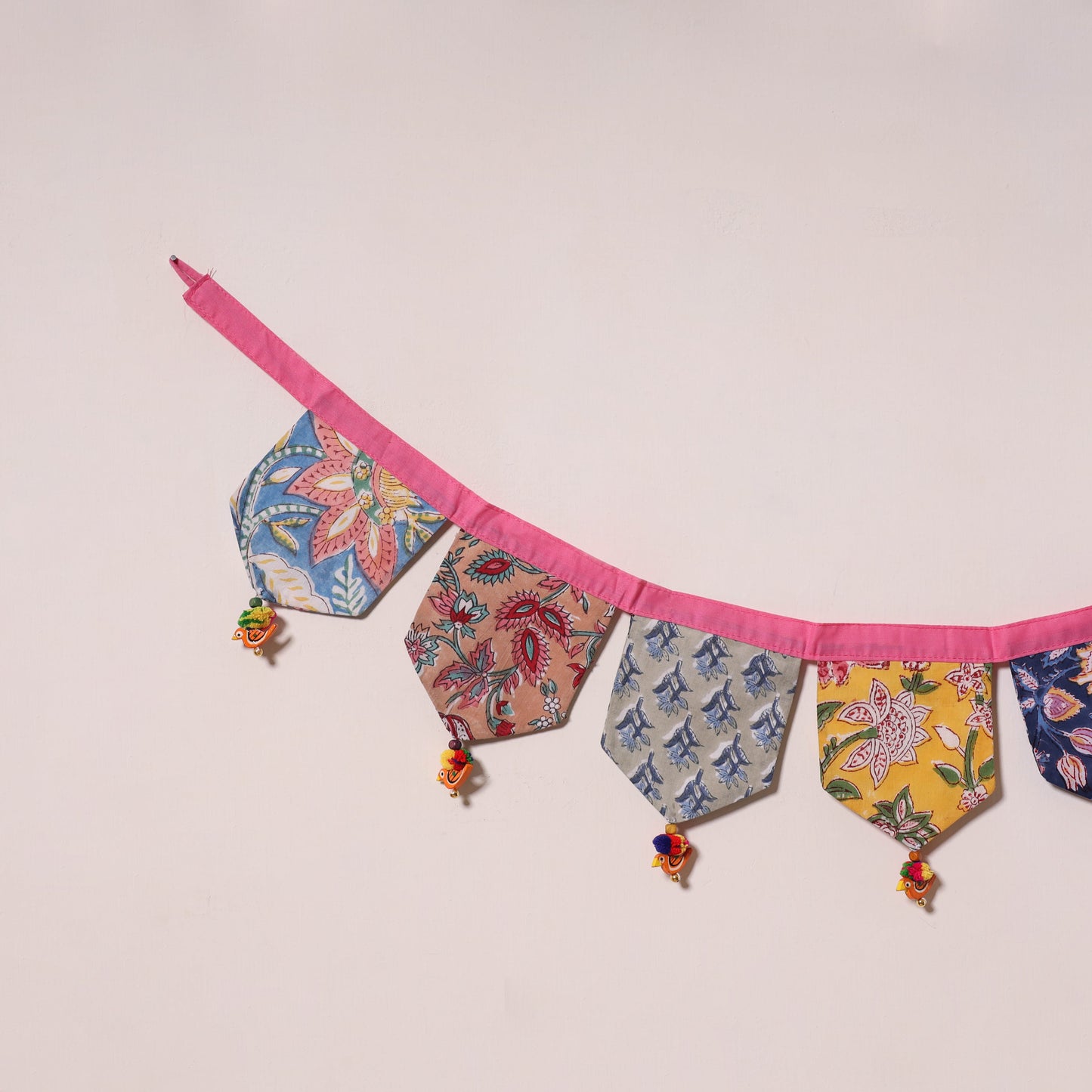 Multicolor - decorative handmade fabric toran 17