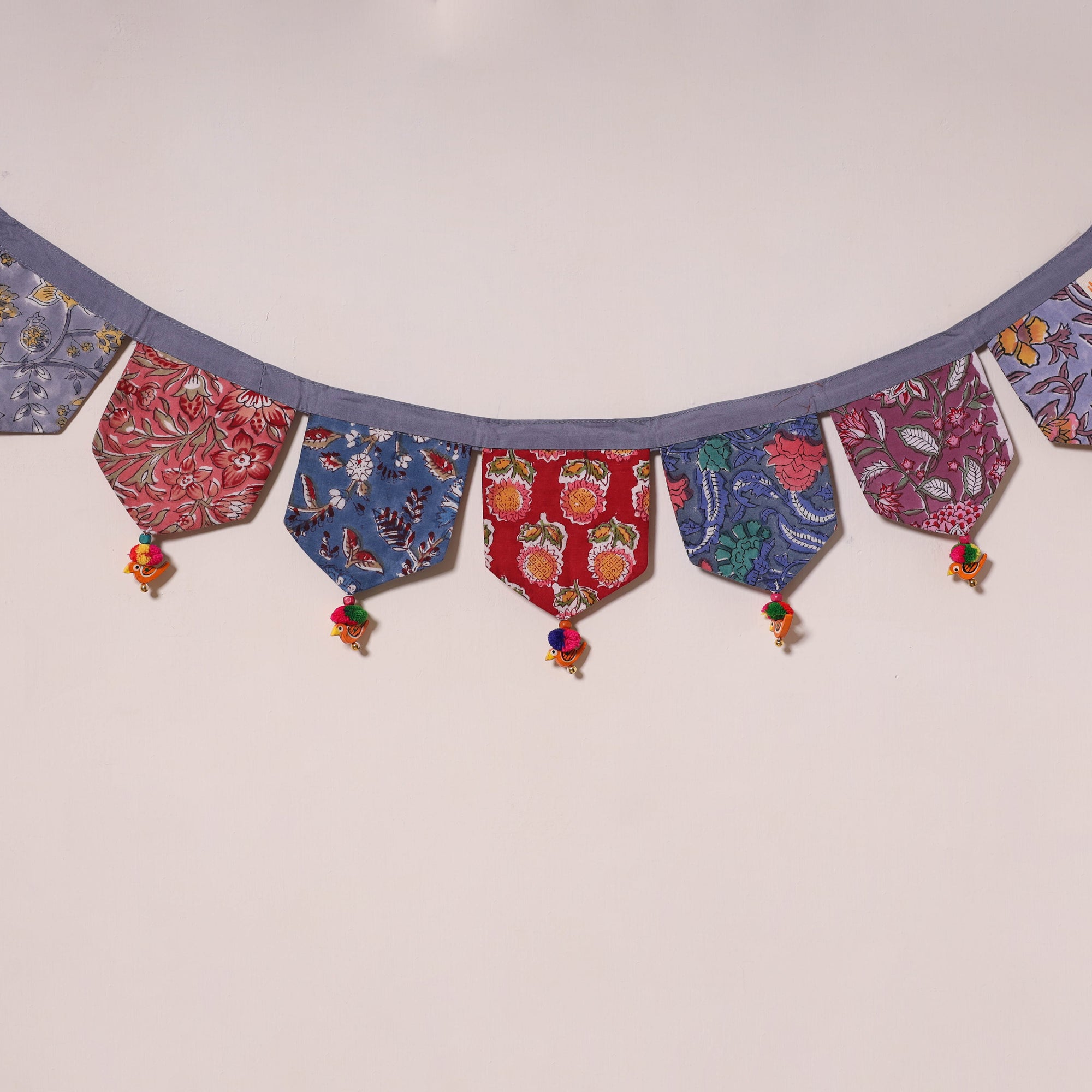 Multicolor - decorative handmade fabric toran 18