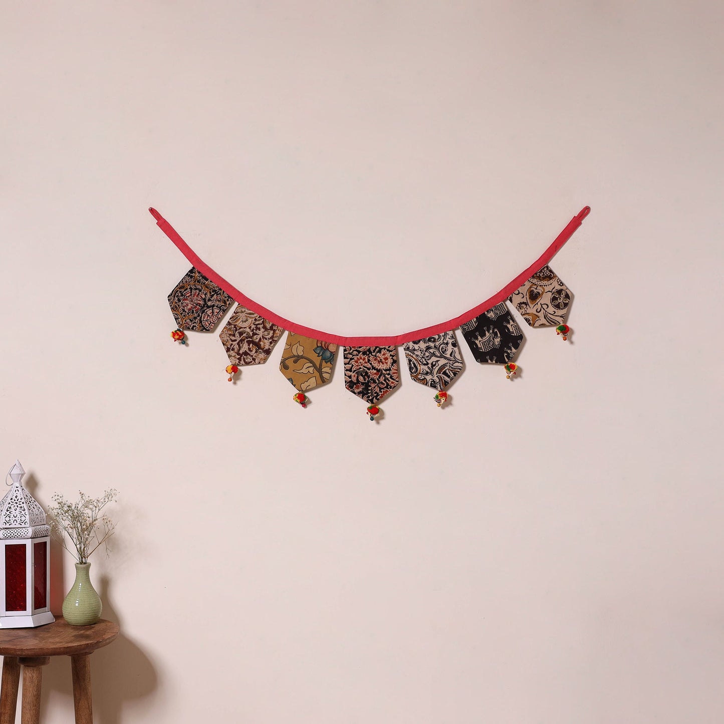 Multicolor - decorative handmade fabric toran 18