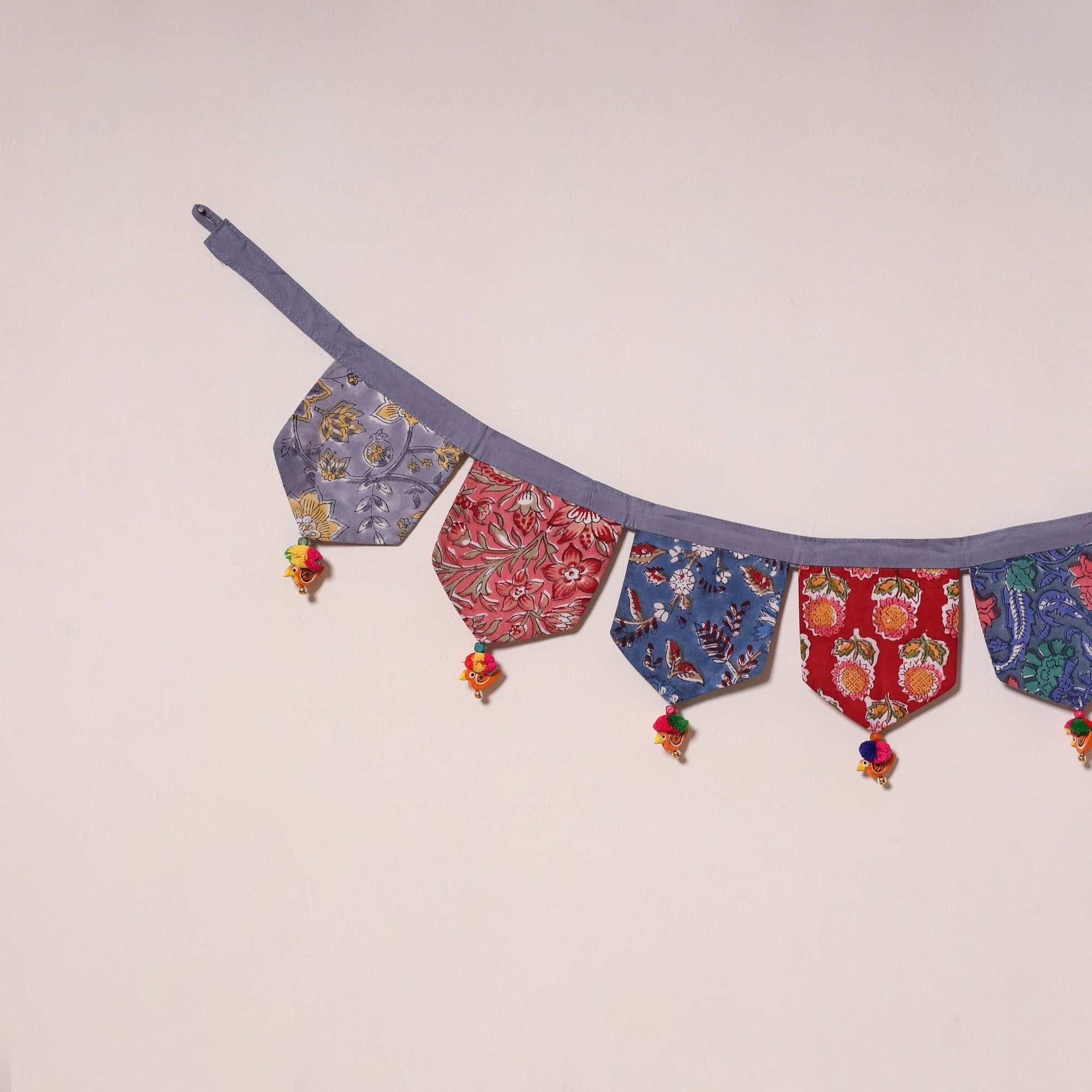 Multicolor - decorative handmade fabric toran 18