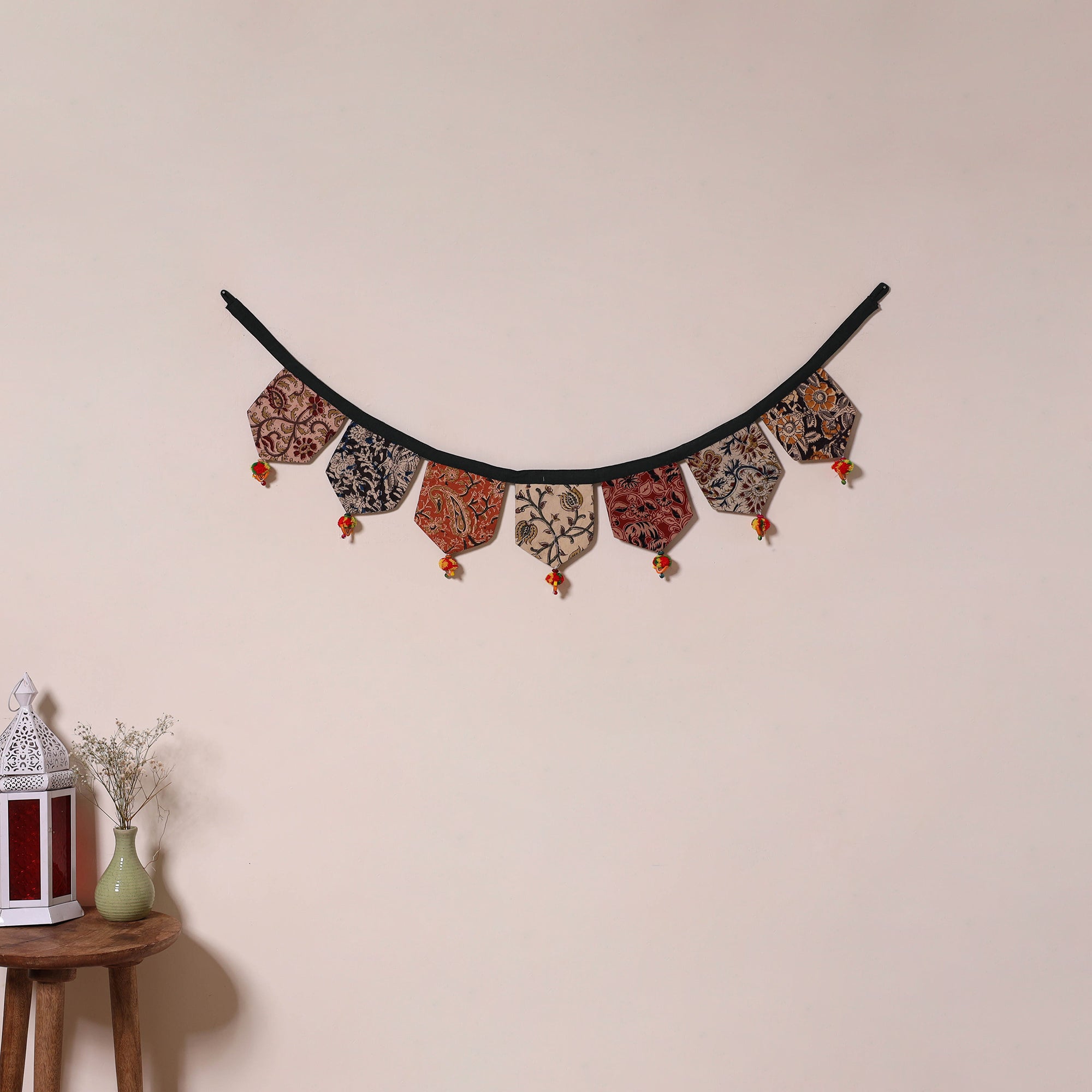 Multicolor - decorative handmade fabric toran 19