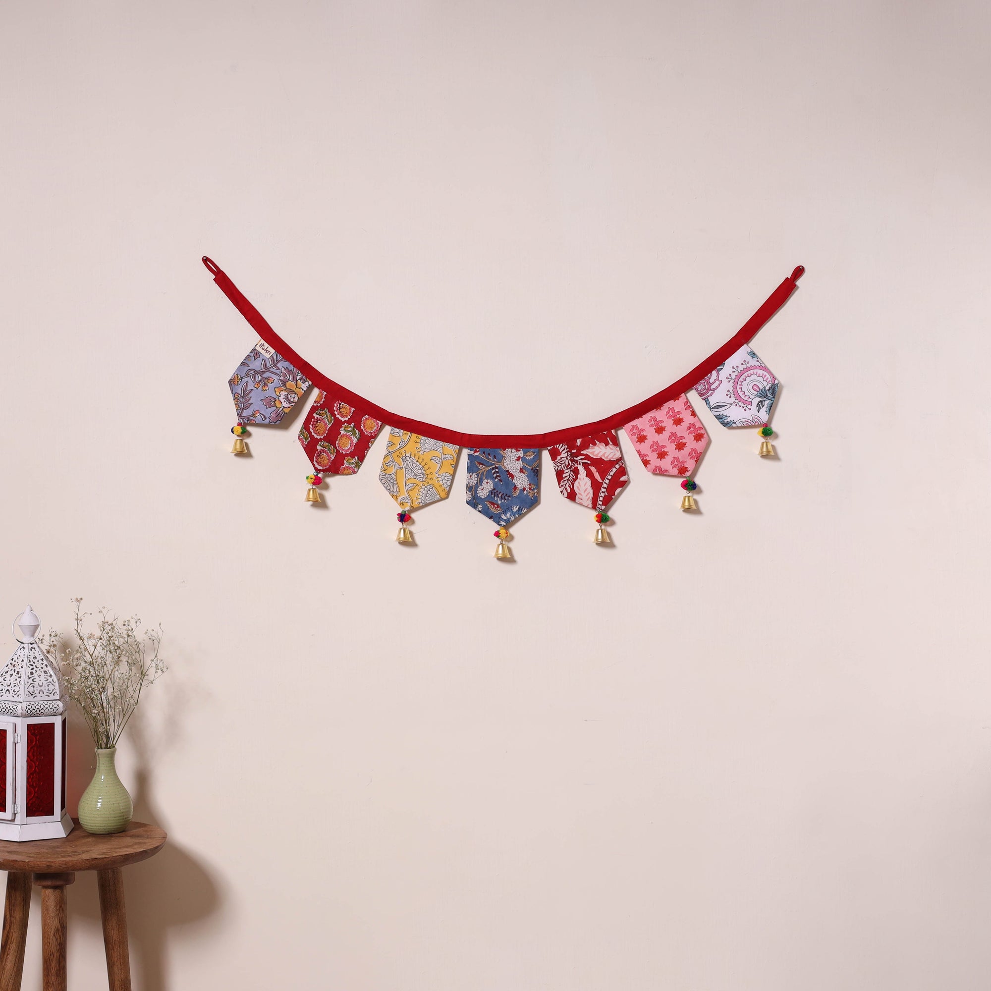 Multicolor - decorative handmade fabric toran 20