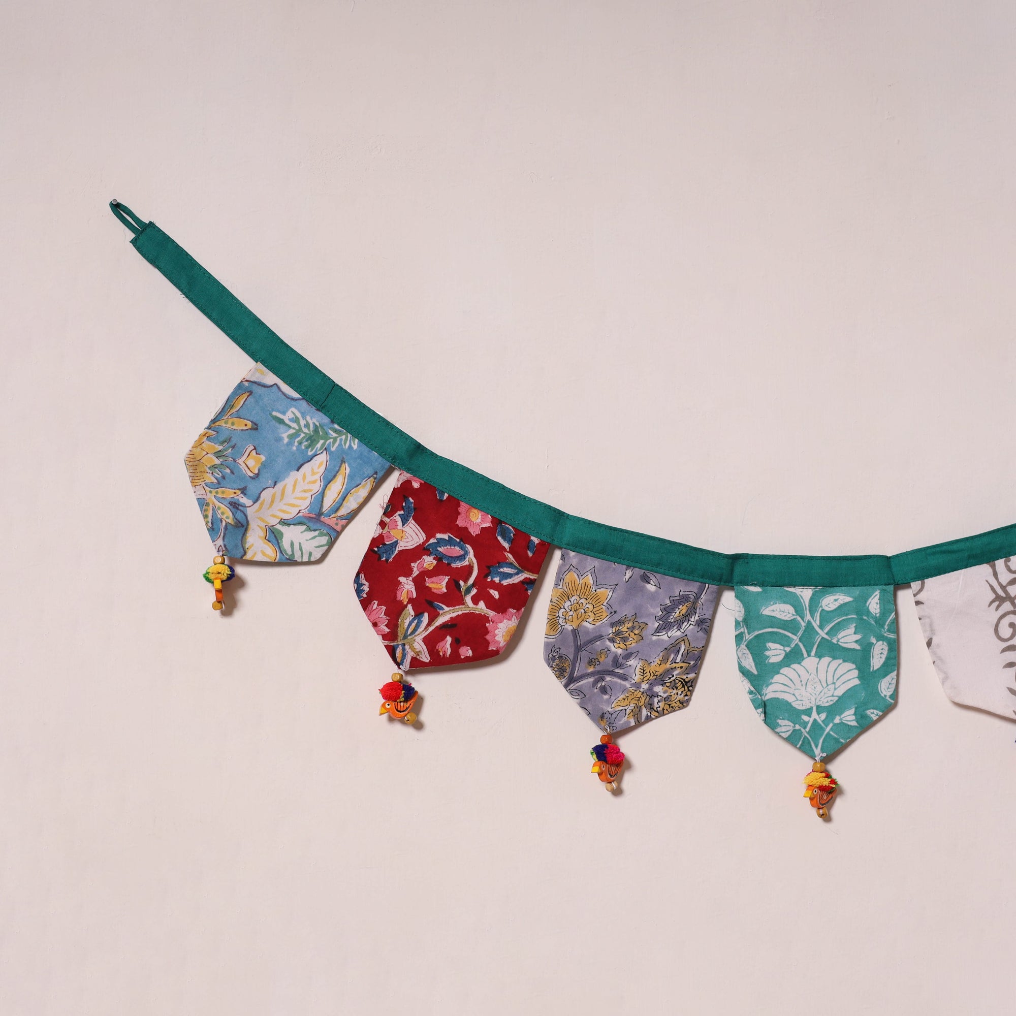 Multicolor - decorative handmade fabric toran 21