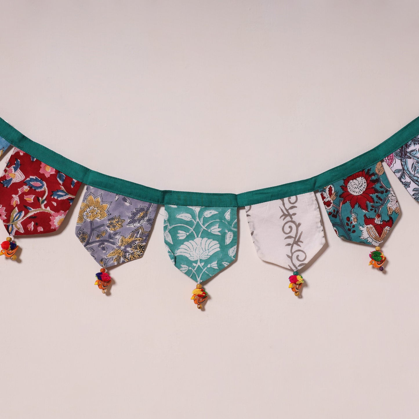 Multicolor - decorative handmade fabric toran 21