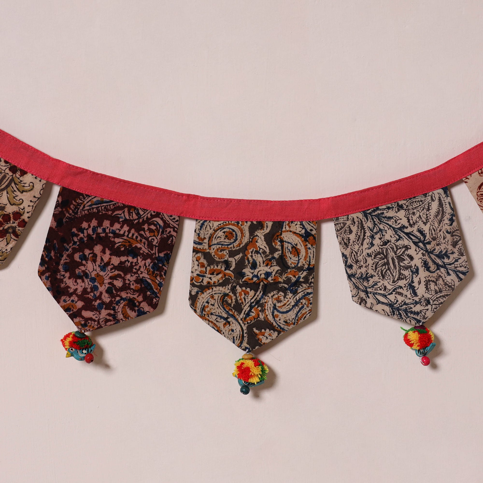 Multicolor - decorative handmade fabric toran 21