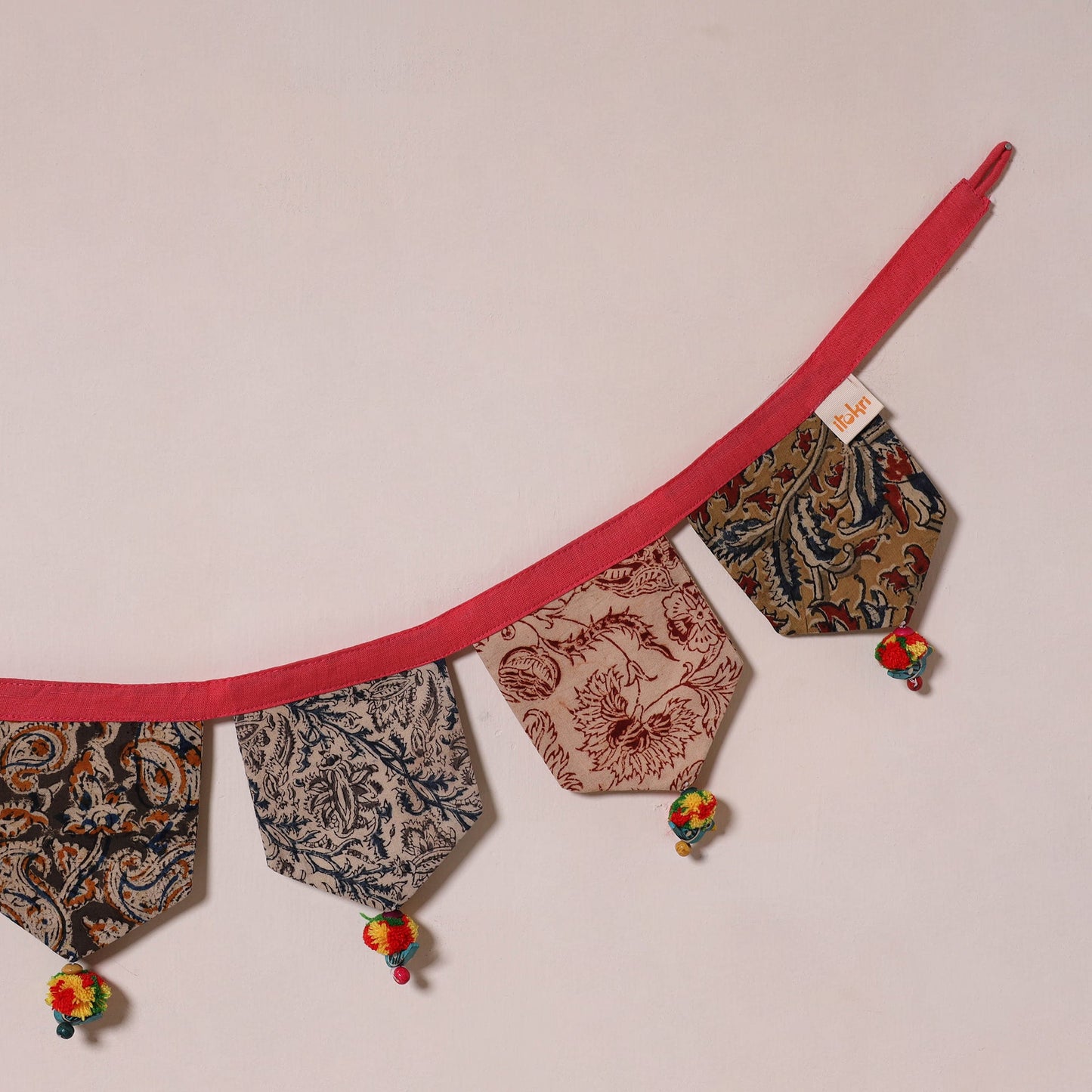 Multicolor - decorative handmade fabric toran 21