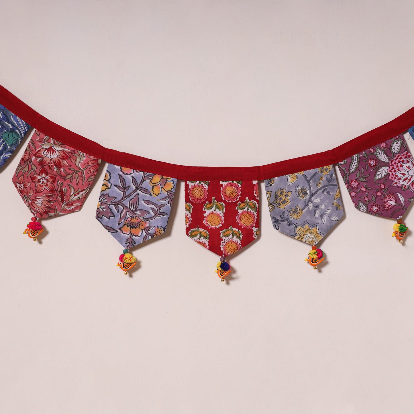 Multicolor - decorative handmade fabric toran 22