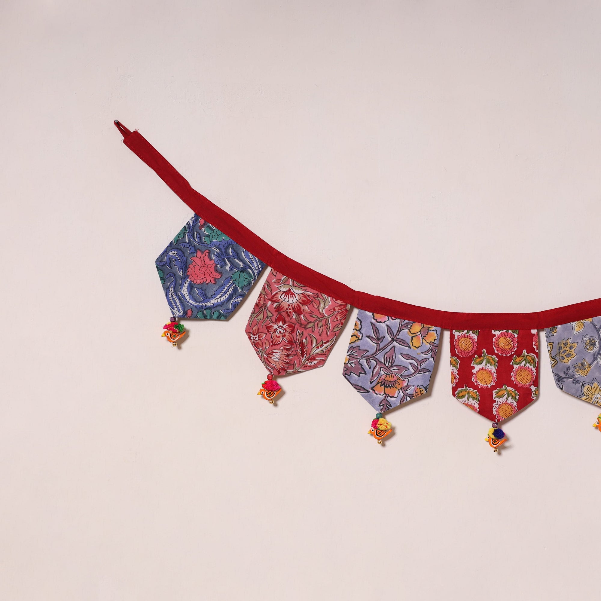 Multicolor - decorative handmade fabric toran 22