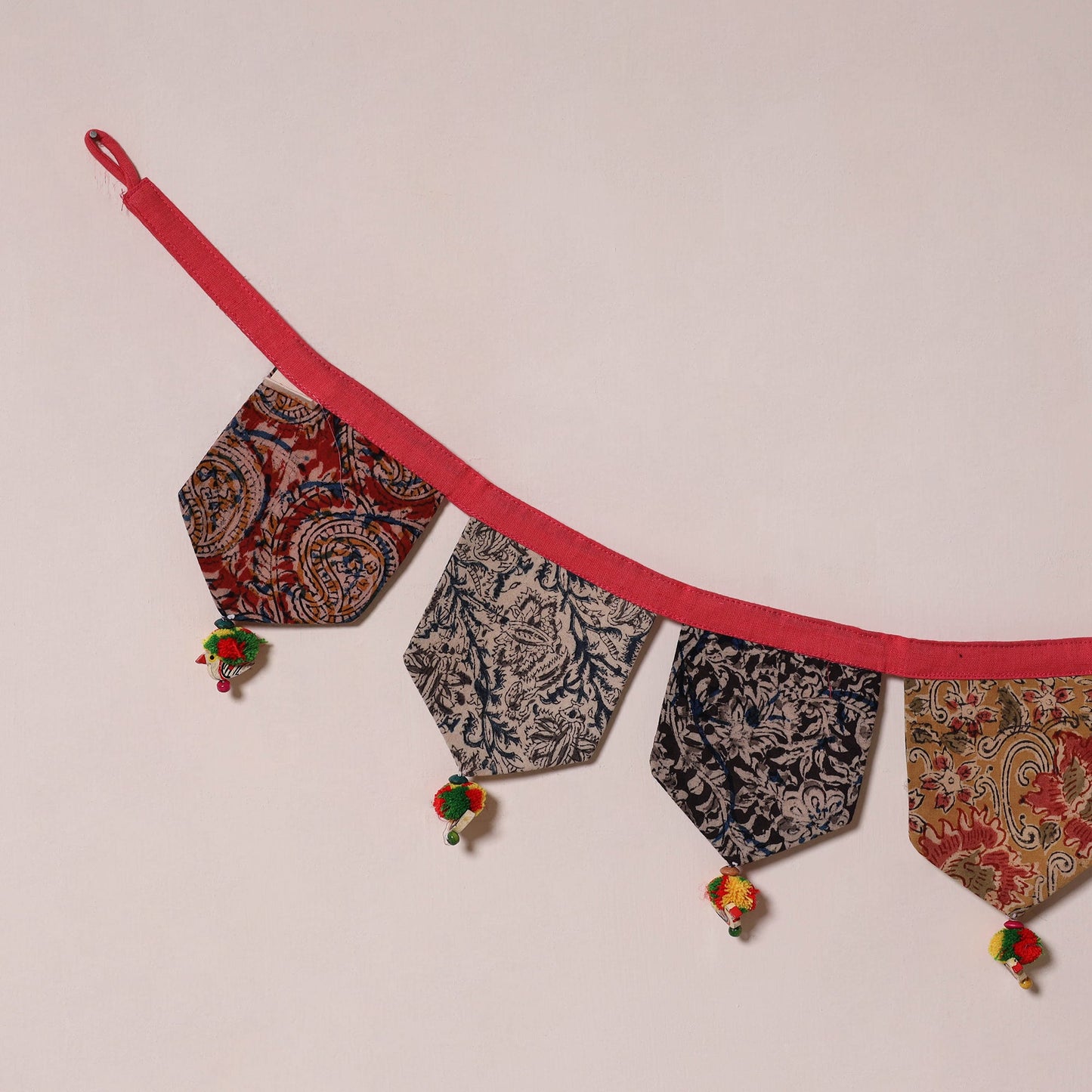 Multicolor - decorative handmade fabric toran 23