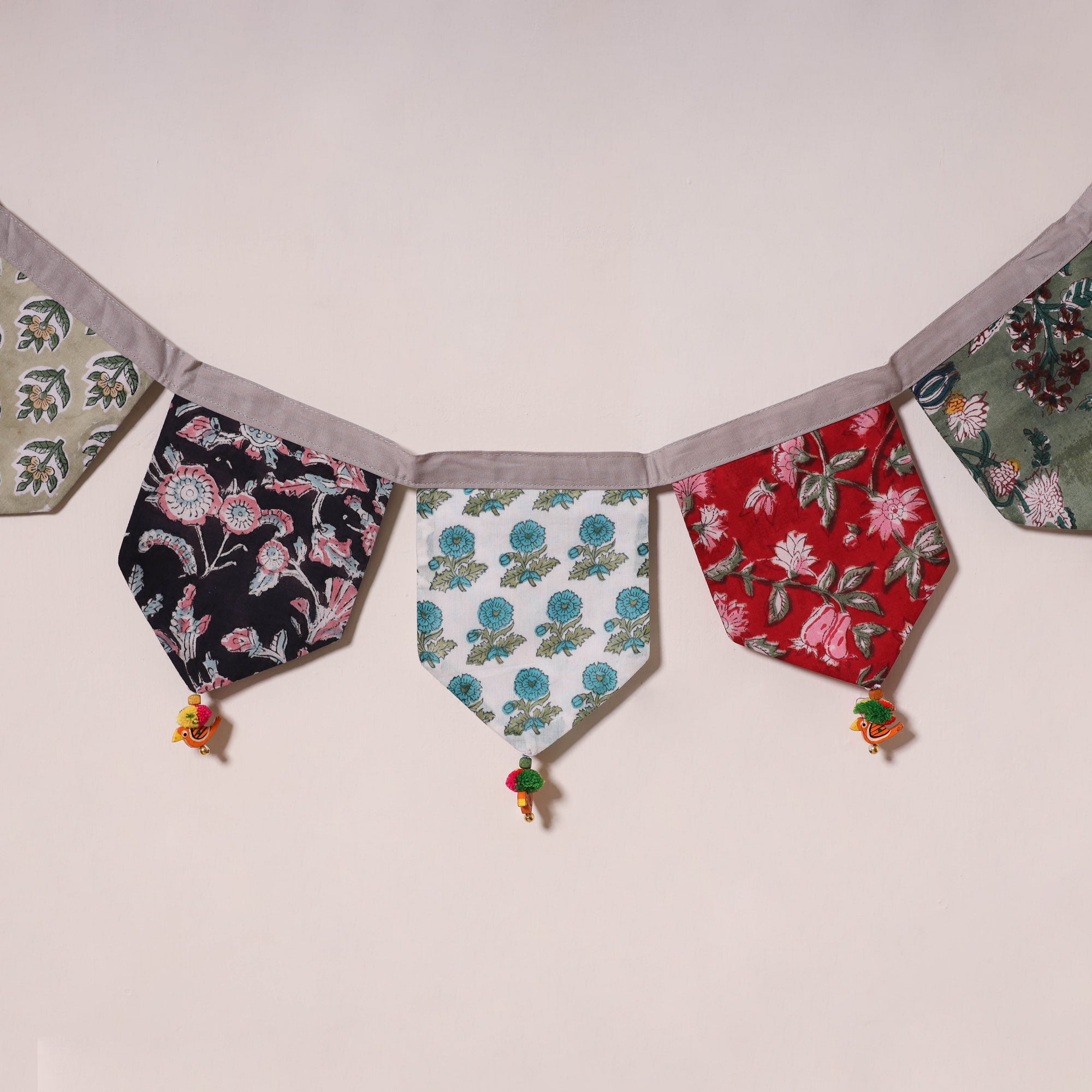 Multicolor - decorative handmade fabric toran 24