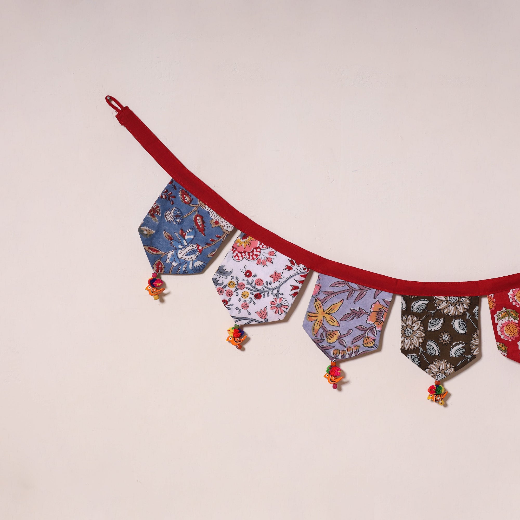 Multicolor - decorative handmade fabric toran 25