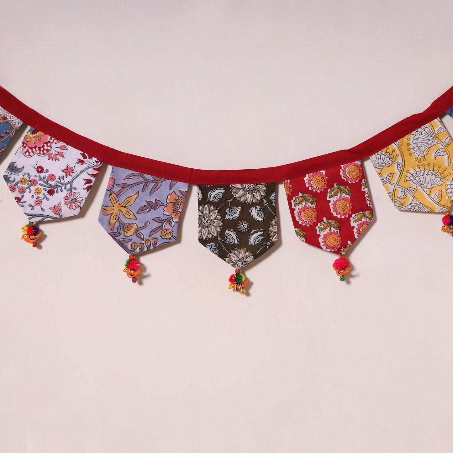 Multicolor - decorative handmade fabric toran 25