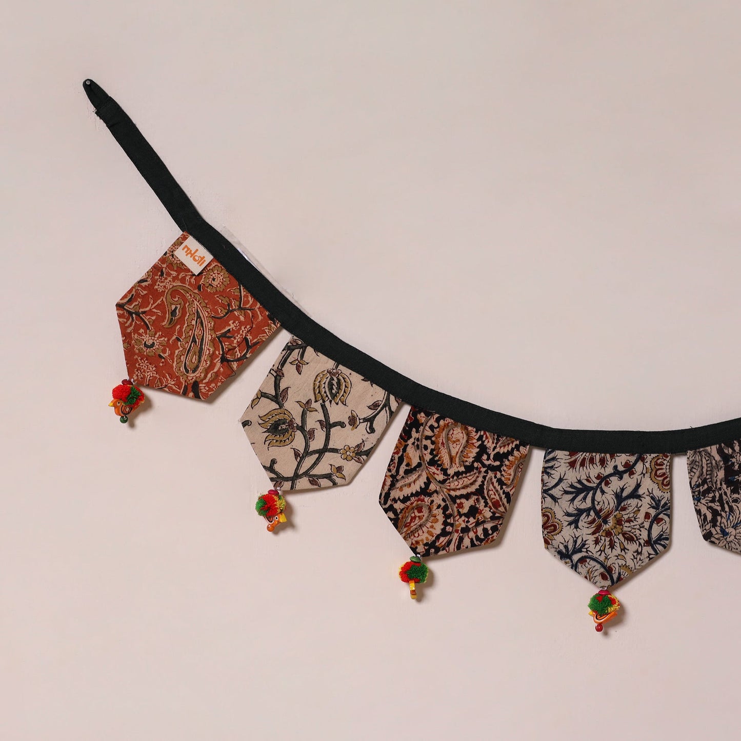 Multicolor - decorative handmade fabric toran 27