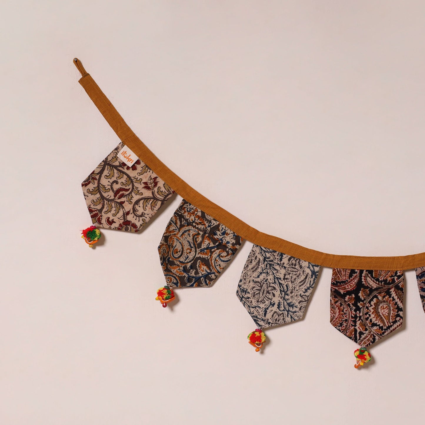 Multicolor - decorative handmade fabric toran 28