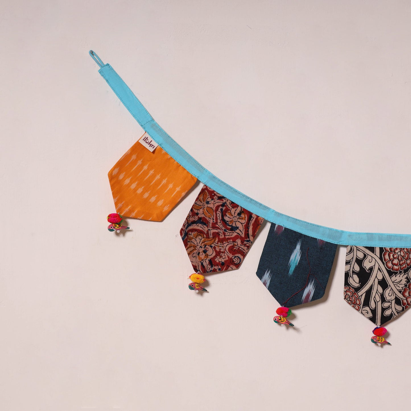 Multicolor - decorative handmade fabric toran 28