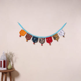Multicolor - decorative handmade fabric toran 28