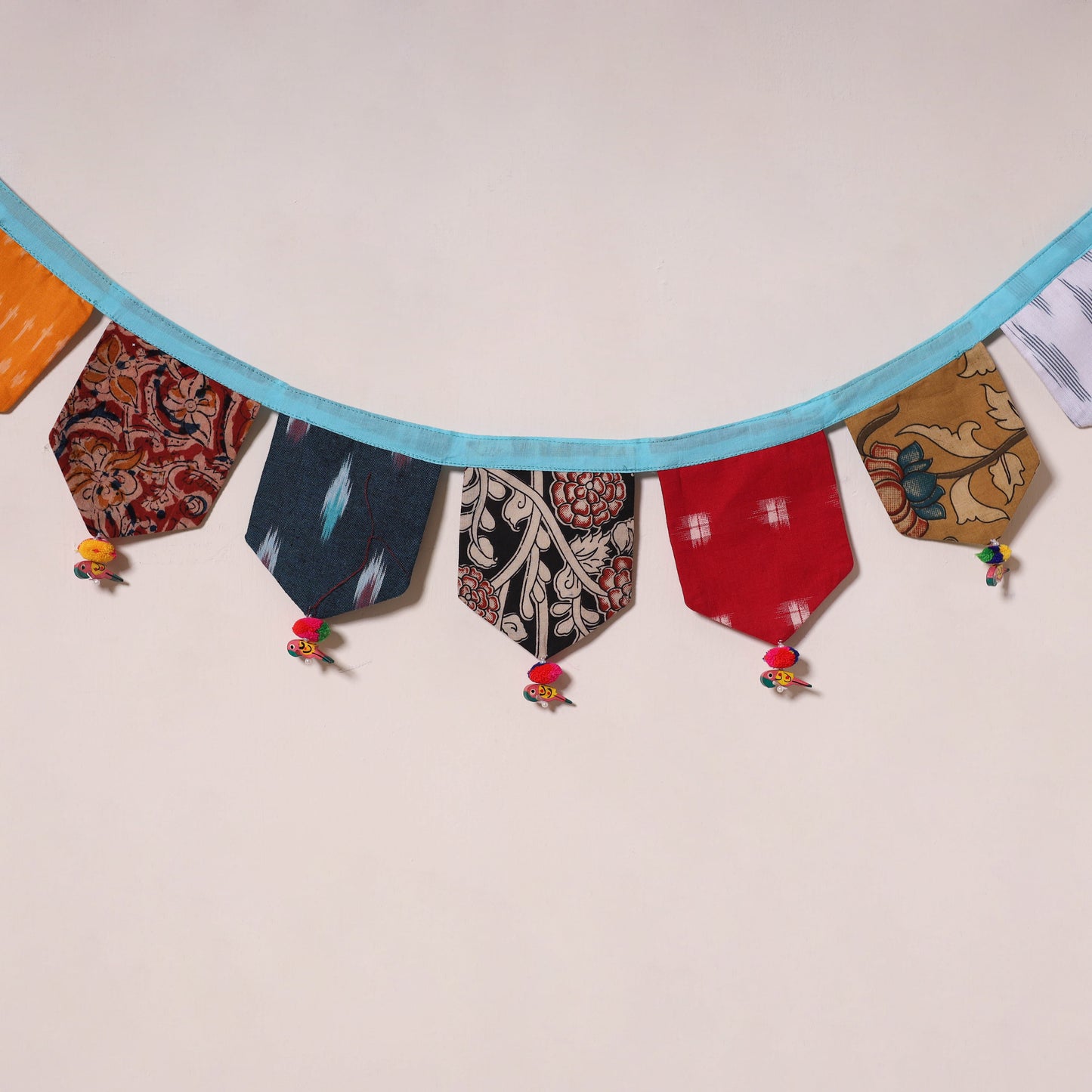 Multicolor - decorative handmade fabric toran 28