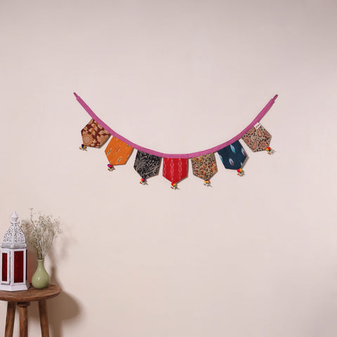 Multicolor - decorative handmade fabric toran 29