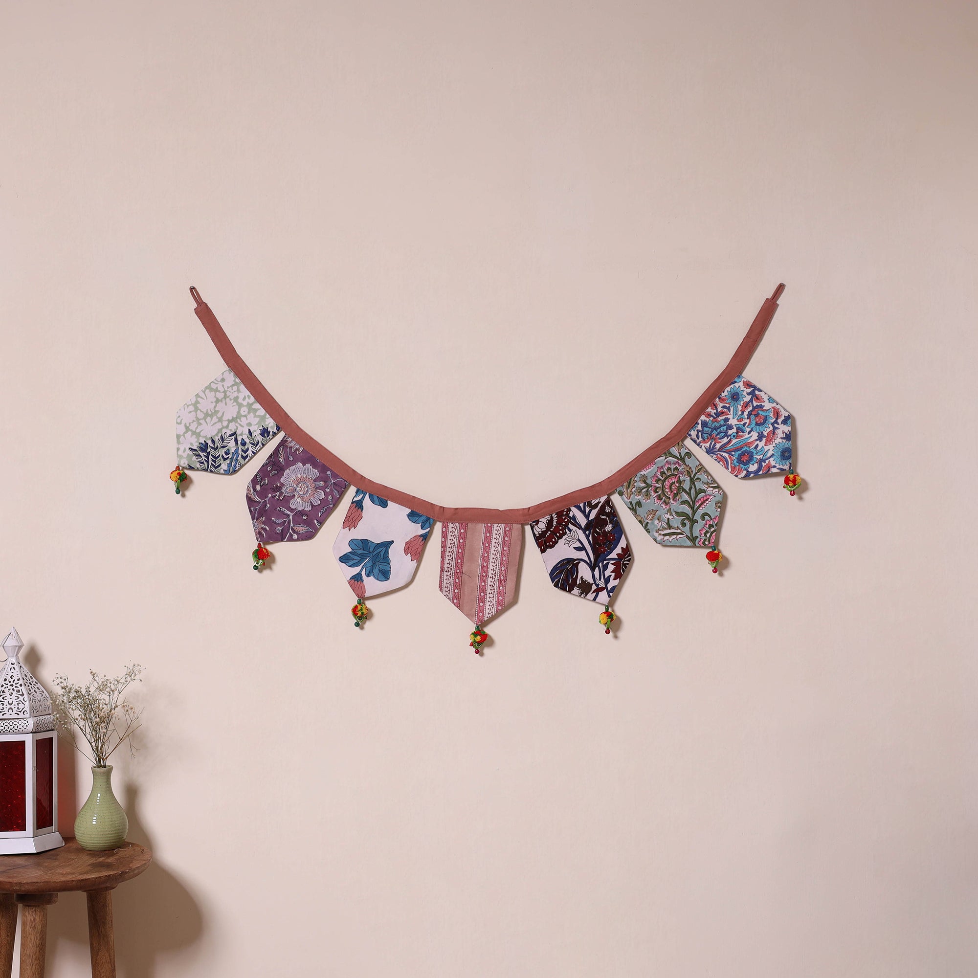 Multicolor - decorative handmade fabric toran 30