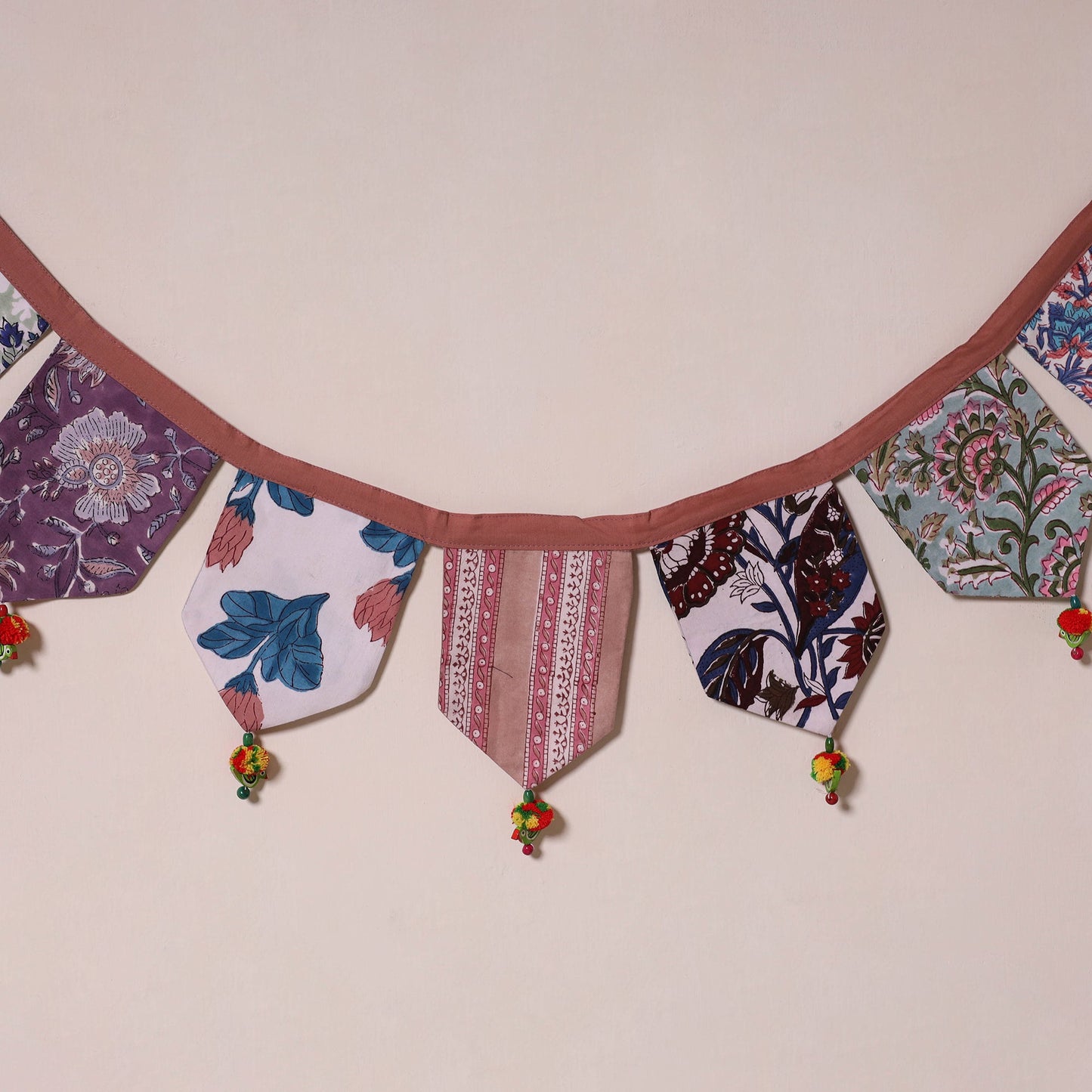 Multicolor - decorative handmade fabric toran 30