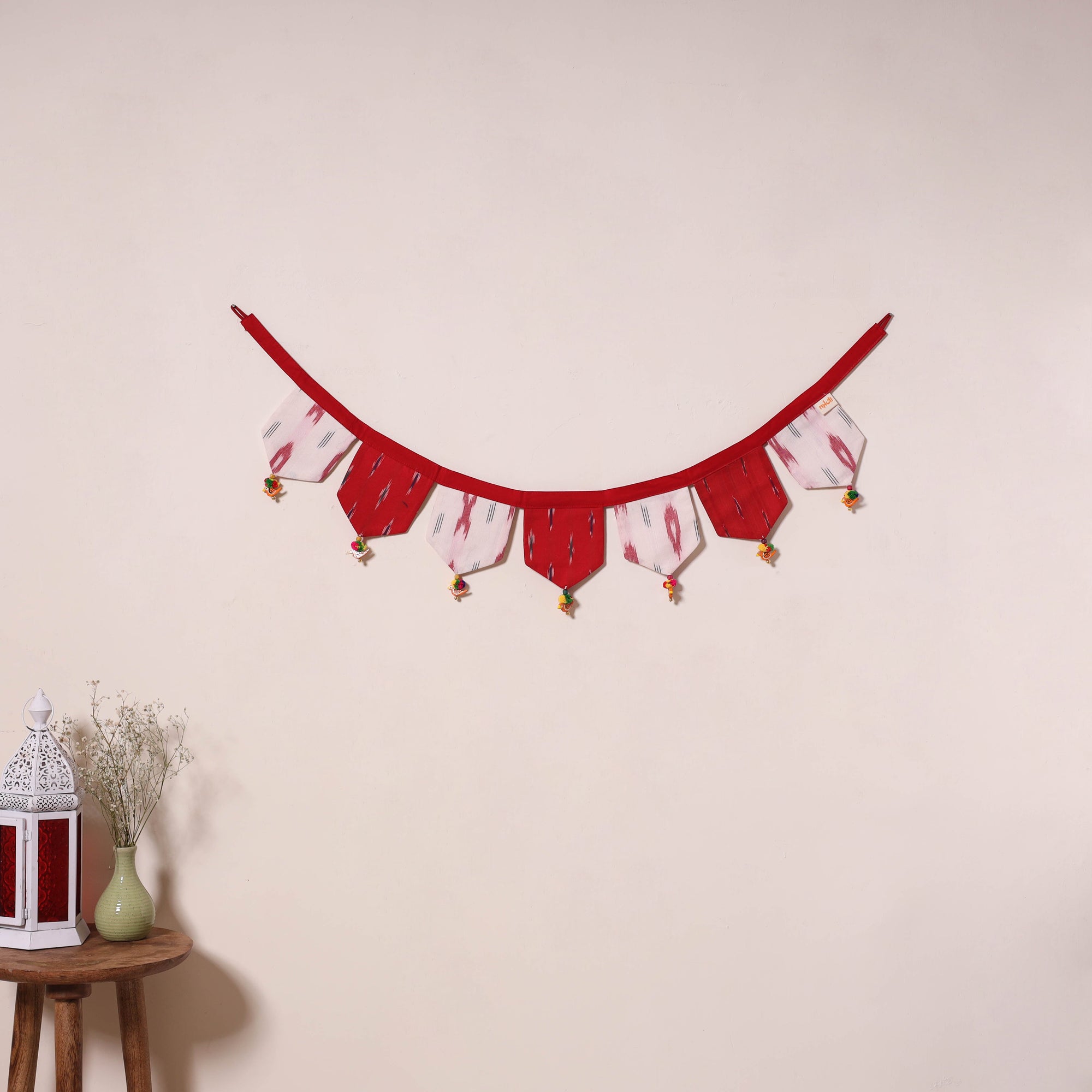 Multicolor - decorative handmade fabric toran 31