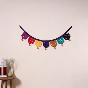 Multicolor - decorative handmade fabric toran 32