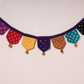 Multicolor - decorative handmade fabric toran 32