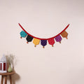 Multicolor - decorative handmade fabric toran 34