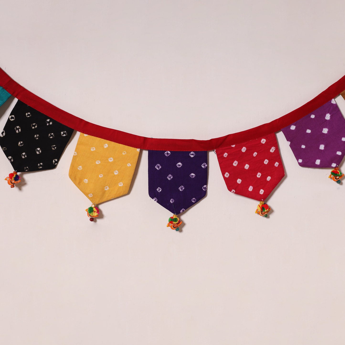 Multicolor - decorative handmade fabric toran 34