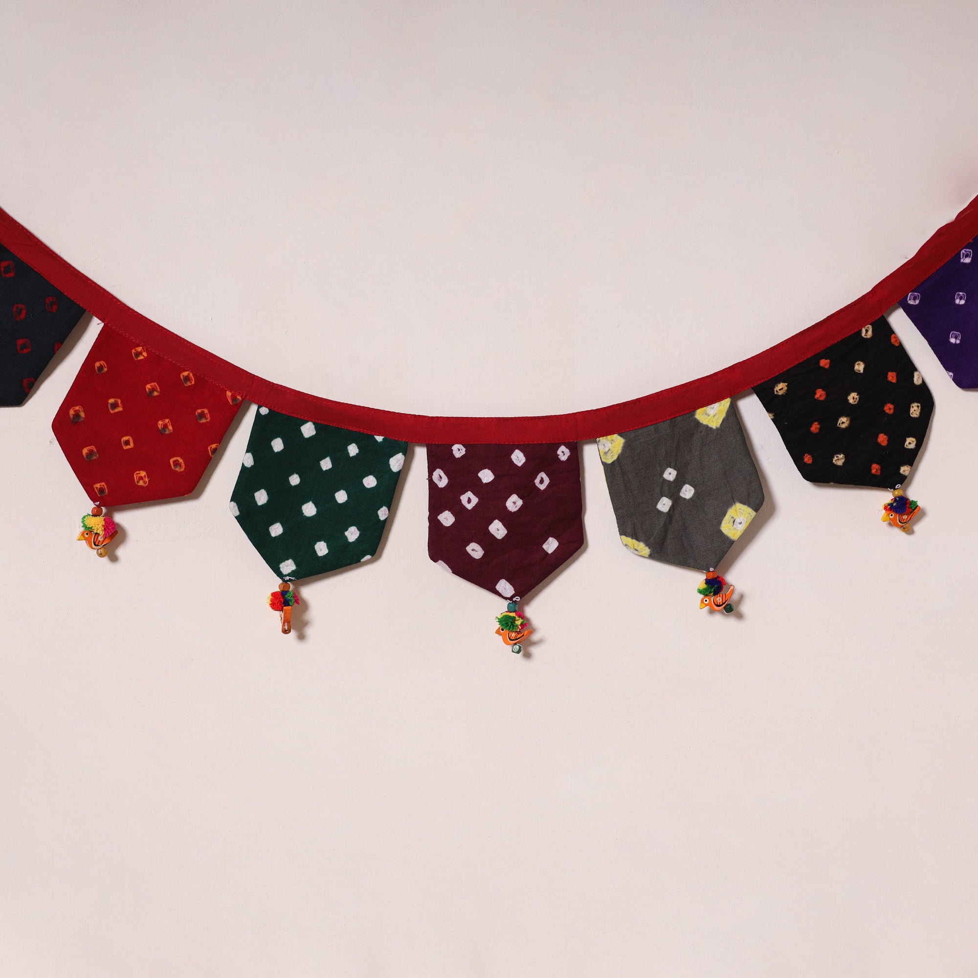 Multicolor - decorative handmade fabric toran 35