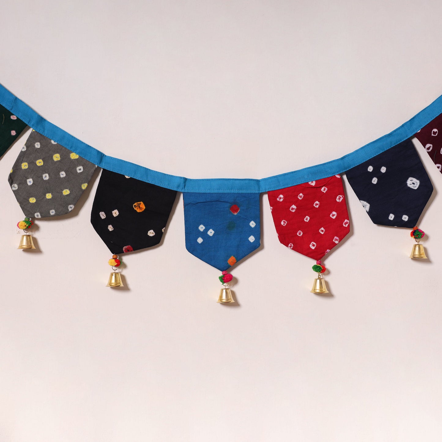 Multicolor - decorative handmade fabric toran 36