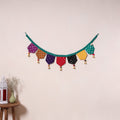 Multicolor - decorative handmade fabric toran 37