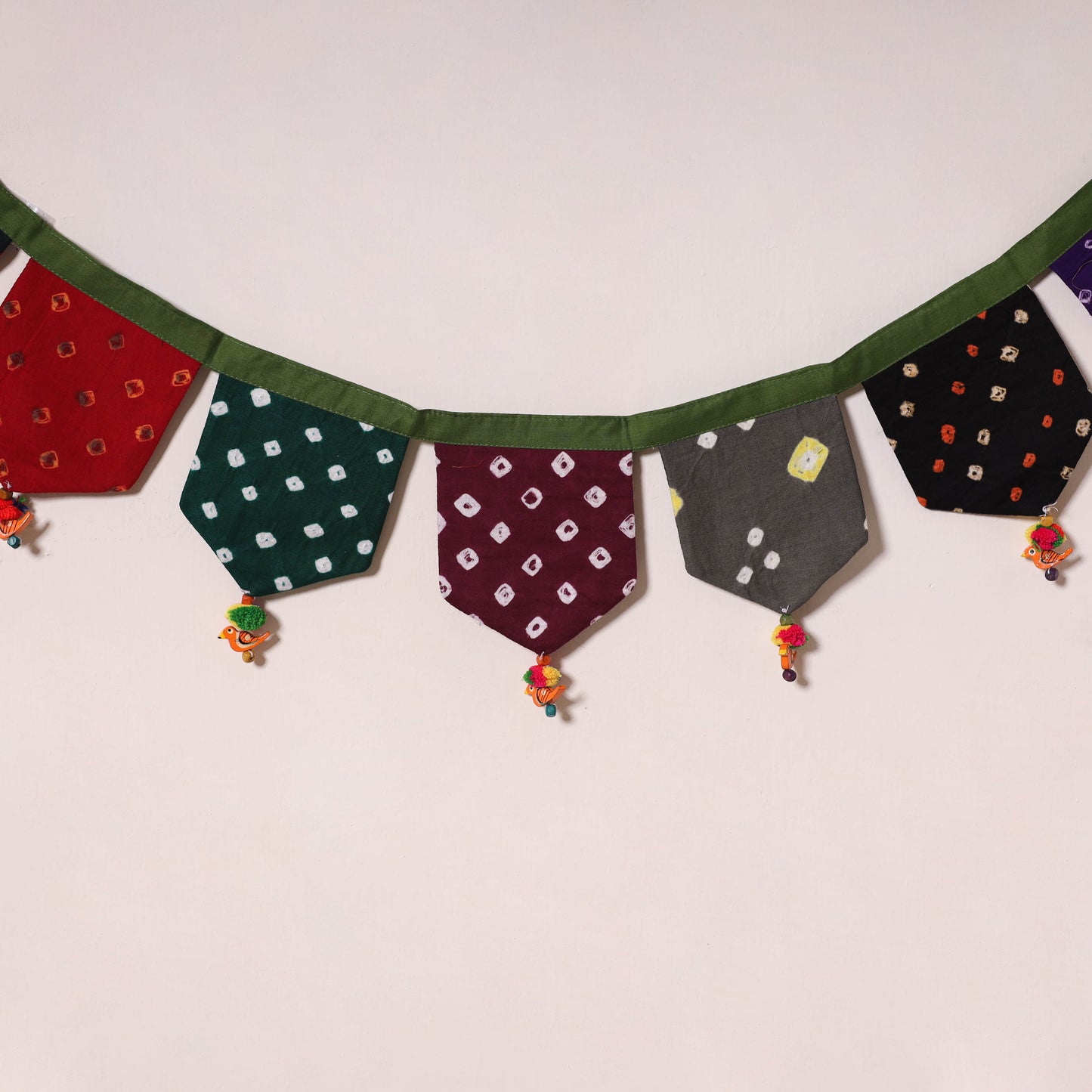 Multicolor - decorative handmade fabric toran 38